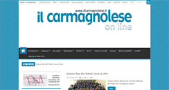 Desktop Screenshot of ilcarmagnolese.it