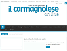 Tablet Screenshot of ilcarmagnolese.it